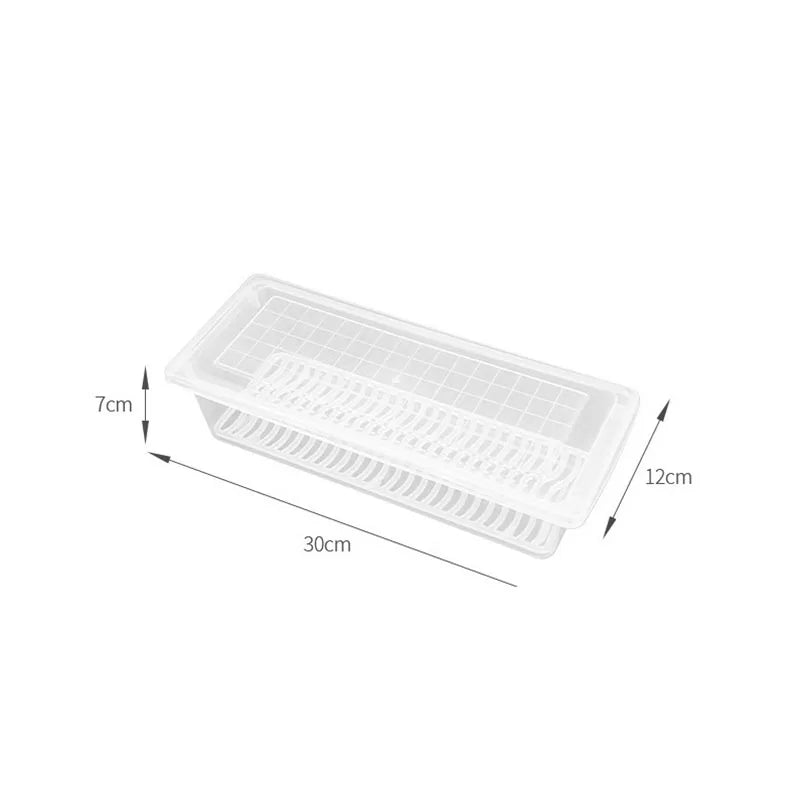Logo Fresh-keeping Box Kitchen Daily Necessities Fridge Reusable Crisper Storage Refrigerator Organizer Food Storage Box