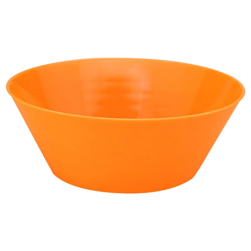 Food Grade Colorful PP Customized Round Fruit Snack Plastic Salad Bowl