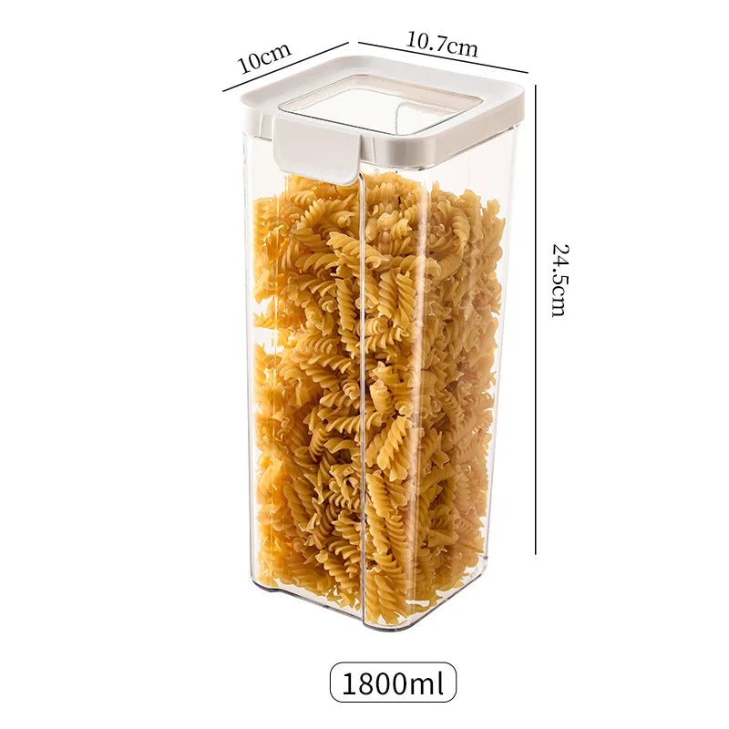 Multi-Grain Household Kitchen Stackable Sealed Storage Box Snacks Dried Fruit Moisture-Proof Pantry Jars