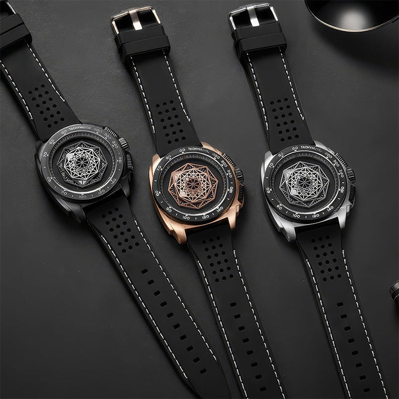 Men's Luminous Silicone Quartz Watch