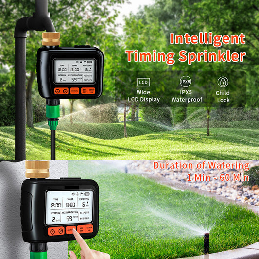 Large LCD Display Water Timer for Garden House(50% OFF)