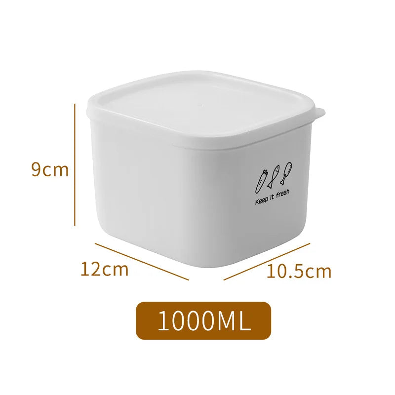 Manufacturer Wholesale Transparent Plastic Storage Box for Microwave Refrigerator Organizer Airtight Food Container Tank