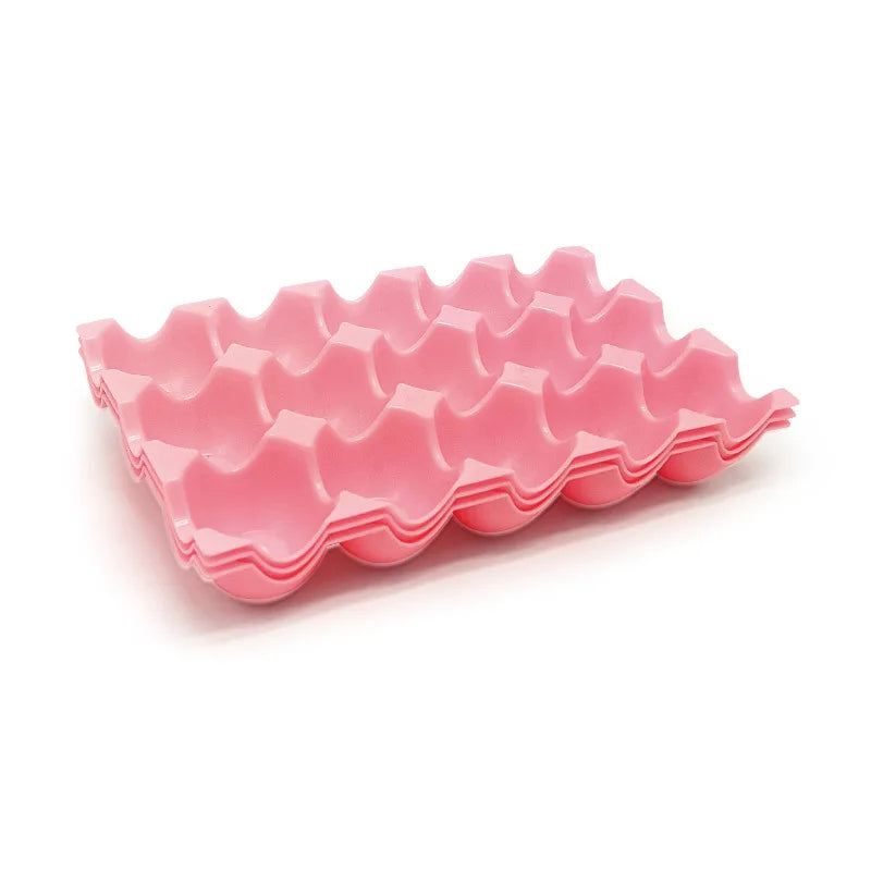 Kitchen Fridge 15 Cups Plastic Environmental Storage Holder Egg Organizer Tray for Refrigerator