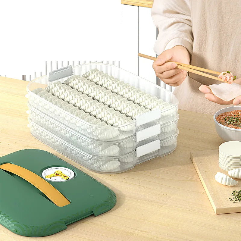 Dumpling Storage Box Refrigerator With Food Grade Special Frozen Preservation of Dumpling  Multi-layer Frozen Box