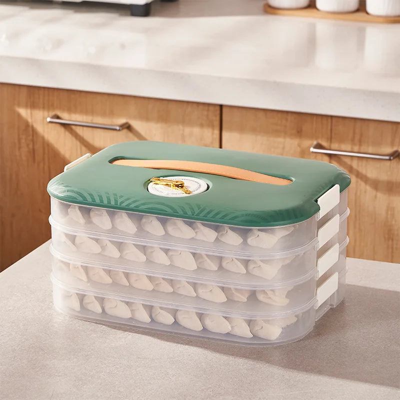 Dumpling Storage Box Refrigerator With Food Grade Special Frozen Preservation of Dumpling  Multi-layer Frozen Box