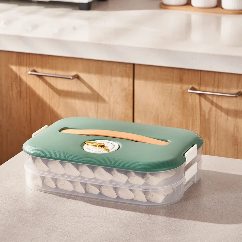 Dumpling Storage Box Refrigerator With Food Grade Special Frozen Preservation of Dumpling  Multi-layer Frozen Box
