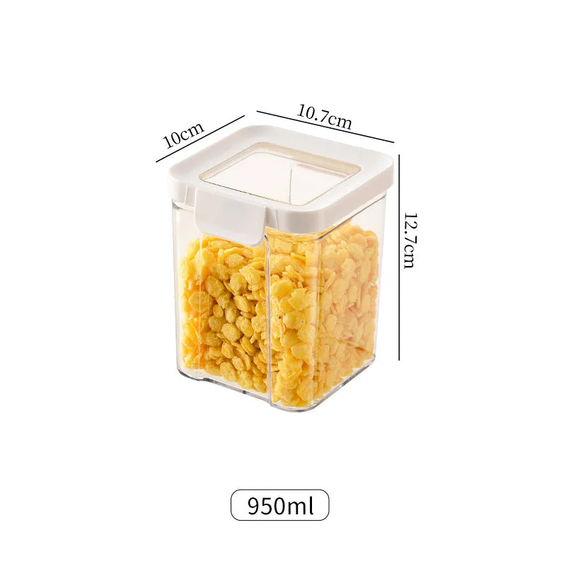 Multi-Grain Household Kitchen Stackable Sealed Storage Box Snacks Dried Fruit Moisture-Proof Pantry Jars