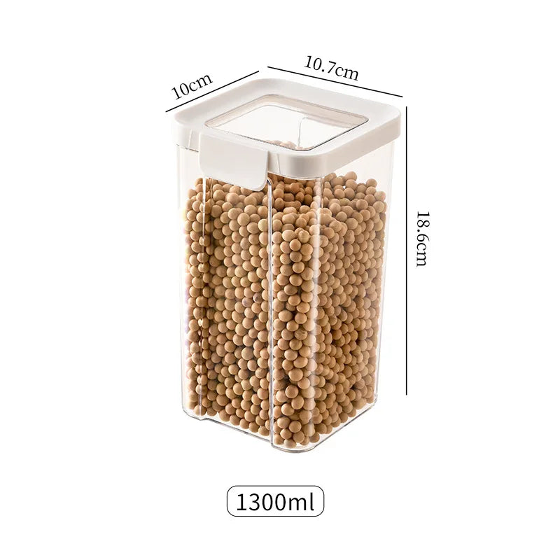 Multi-Grain Household Kitchen Stackable Sealed Storage Box Snacks Dried Fruit Moisture-Proof Pantry Jars