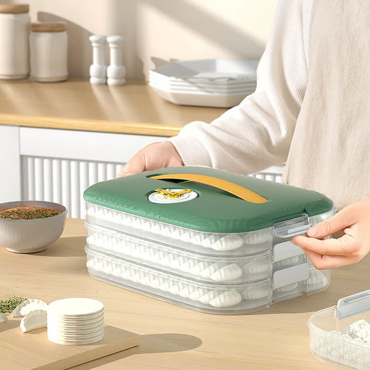 Dumpling Storage Box Refrigerator With Food Grade Special Frozen Preservation of Dumpling  Multi-layer Frozen Box