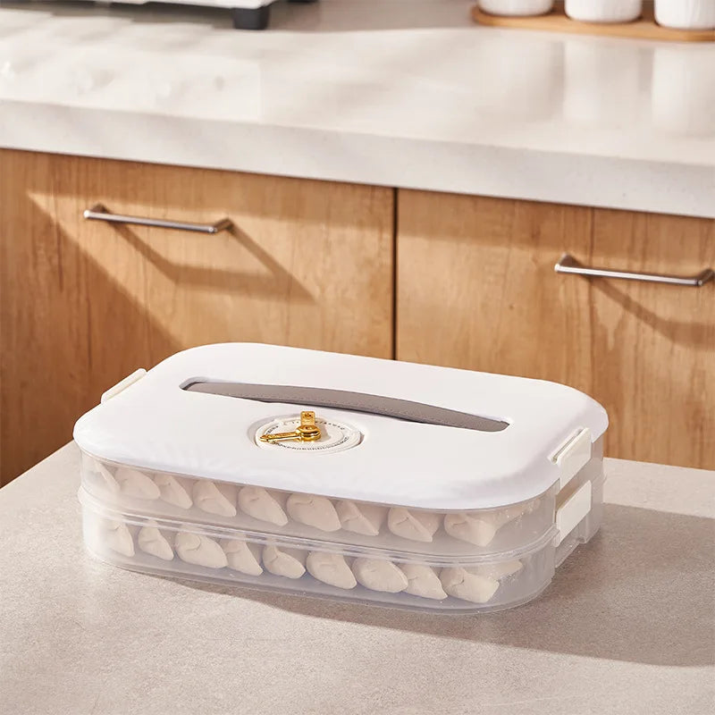 Dumpling Storage Box Refrigerator With Food Grade Special Frozen Preservation of Dumpling  Multi-layer Frozen Box