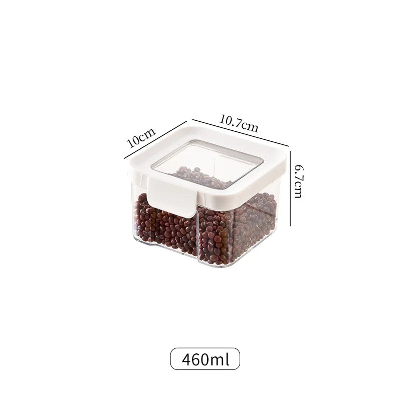 Multi-Grain Household Kitchen Stackable Sealed Storage Box Snacks Dried Fruit Moisture-Proof Pantry Jars
