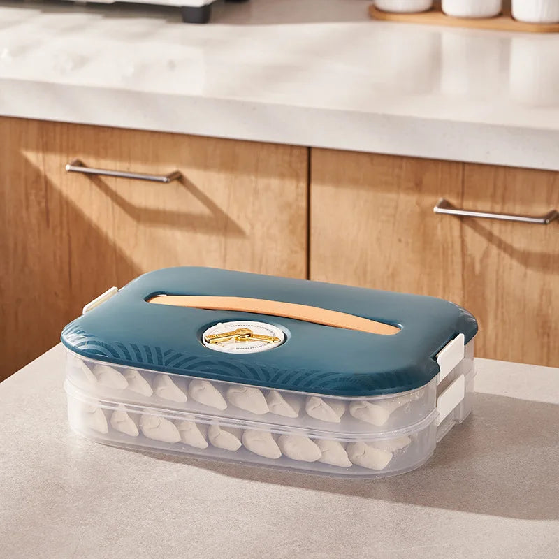 Dumpling Storage Box Refrigerator With Food Grade Special Frozen Preservation of Dumpling  Multi-layer Frozen Box