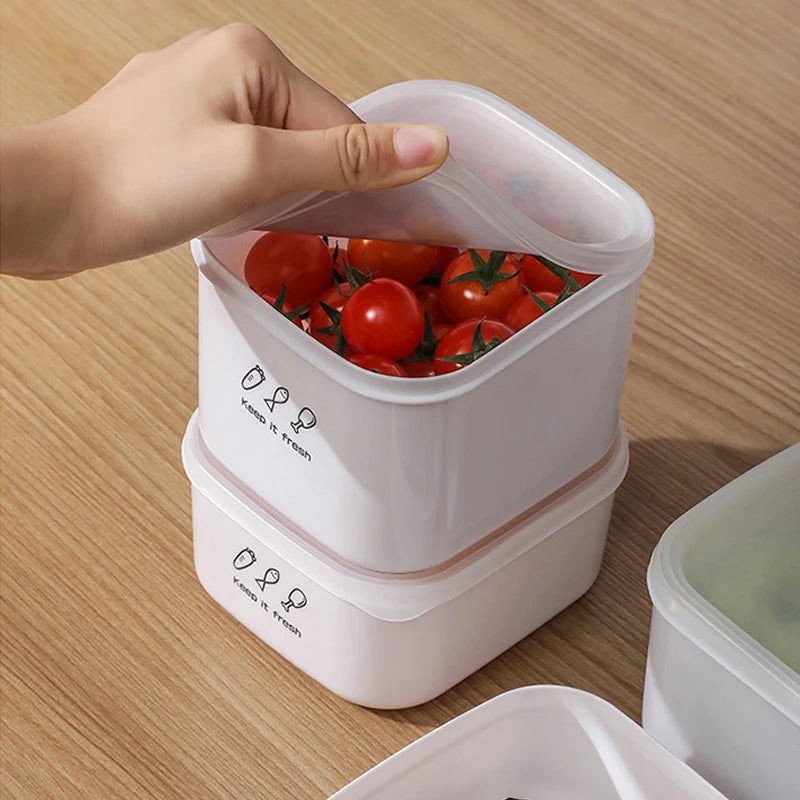 Manufacturer Wholesale Transparent Plastic Storage Box for Microwave Refrigerator Organizer Airtight Food Container Tank