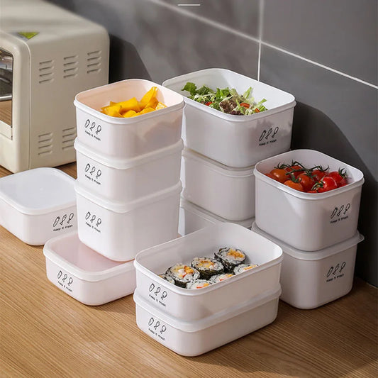 Manufacturer Wholesale Transparent Plastic Storage Box for Microwave Refrigerator Organizer Airtight Food Container Tank