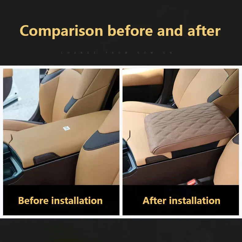 Leather Car Armrest Box Pad(Universal style)