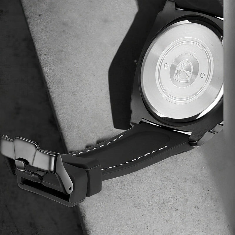 Men's  Luminous Silicone Quartz Watch